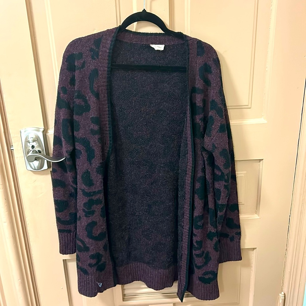 Large Hem and Thread Sweater